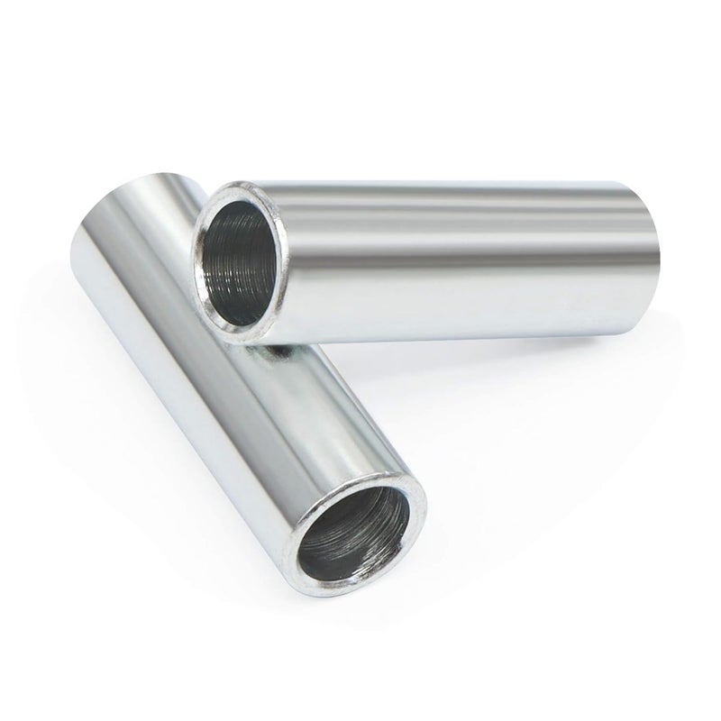 Wulankd 10pcs 3/8-in I.D. x 1/2-in O.D. x 1-1/2-in Length Seamless Steel Spacer, Silver - Image 2